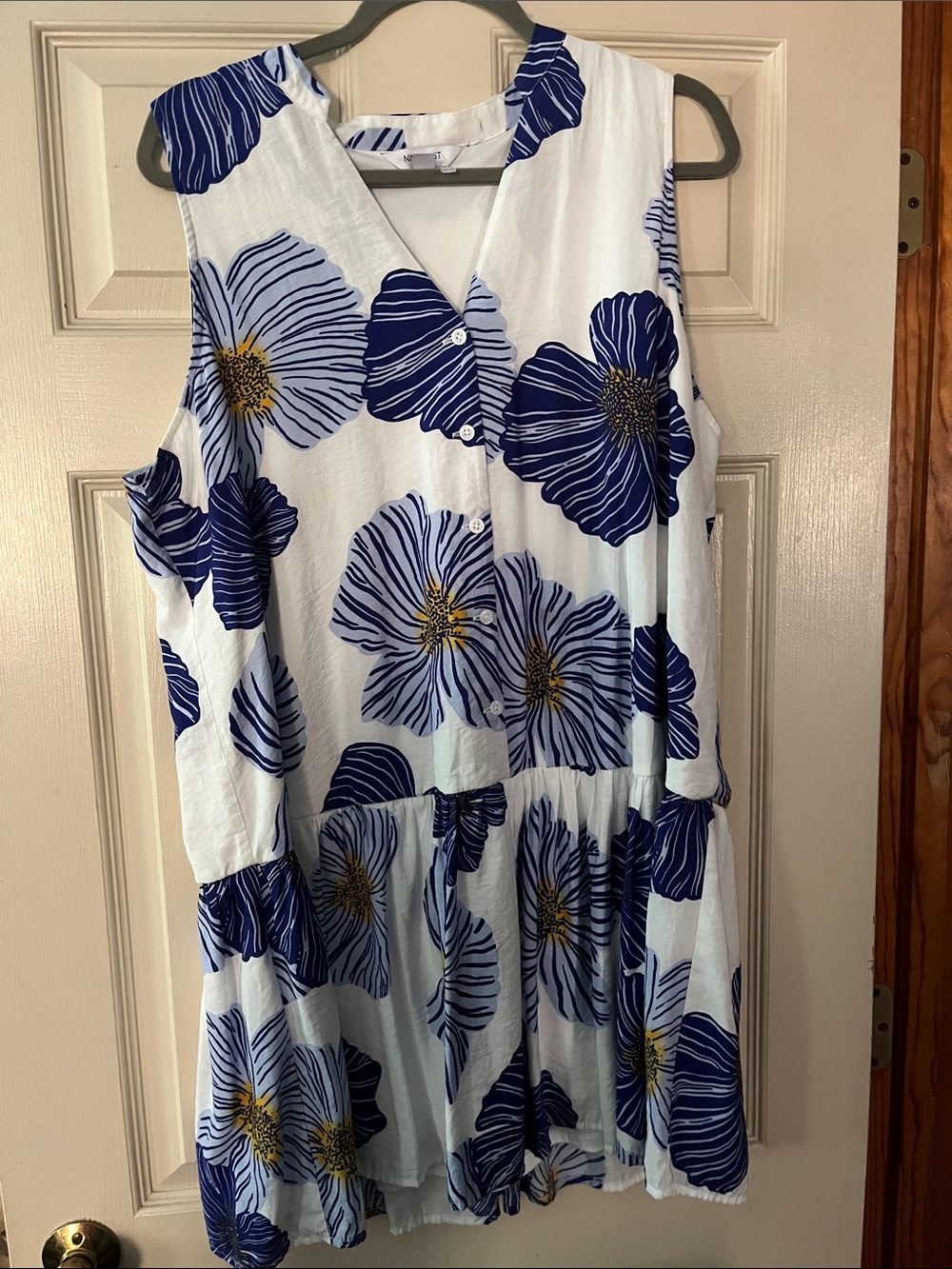 Nine West flower tank dress size XL